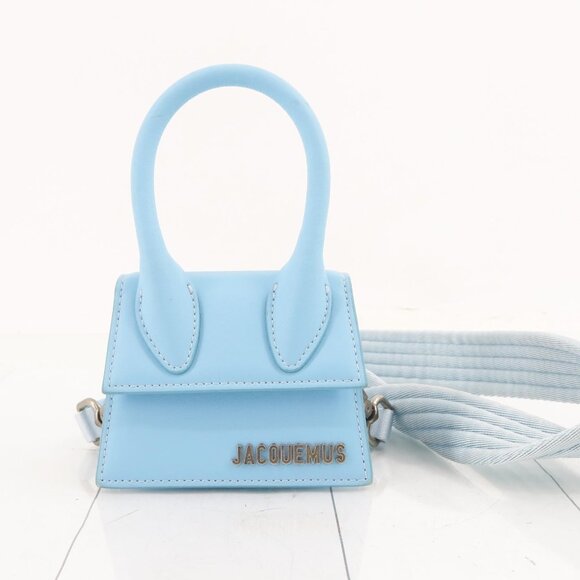 Jacquemus Handbags - Jacquemus Le Chiquito Mini Sky Blue 2-Way Bag